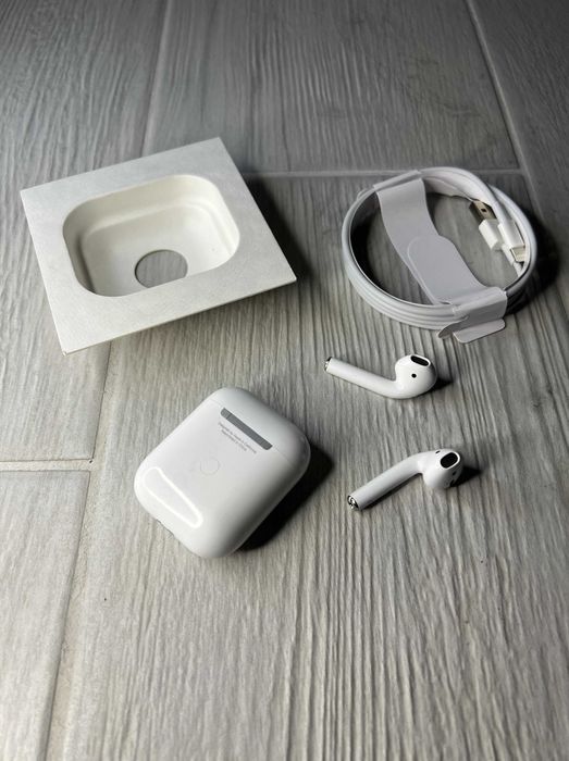 Бездротові навушники Аірподс 2 1в1 Топова новинка +чохол