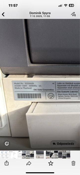 Drukarka laserowa OKI N22502B