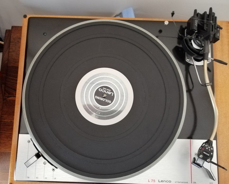 Gira-discos L 75 Lenco braço SME series III