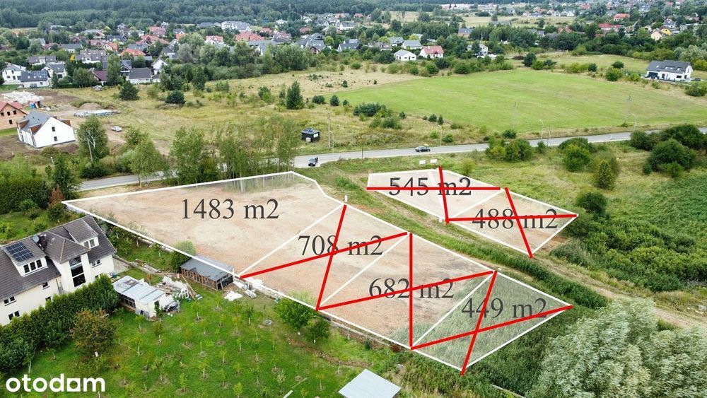 Działka budowlana/projekt/pozwolenie/Dołuje