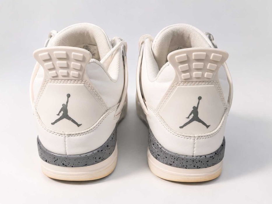 Кроссовки Nike Jordan Air 4 Retro White 43 р. (стелька 27.5 см)