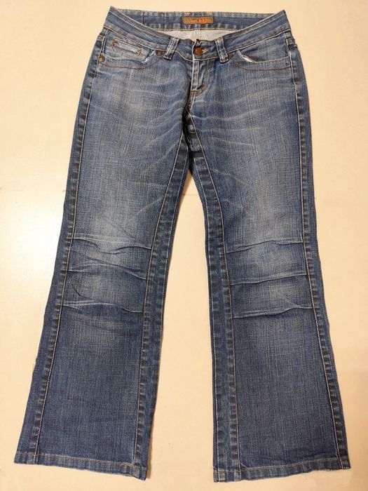 Vintage Low Waist Cropped Jeans (Tam. S)