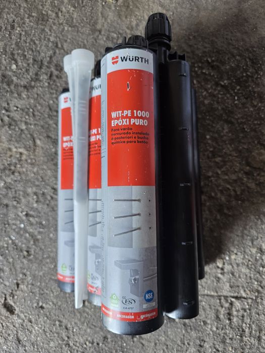 Bucha Química Würth WIT-PE 1000 (585ml) - Epóxi Puro (lote4x)
