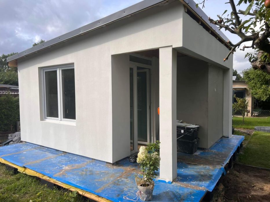 Domek drewniany jak murowany! Domek narzedziowy.