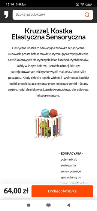Kostka sensoryczna