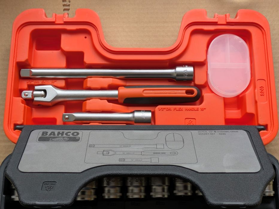 Bahco zestaw kluczy nasadowych 1/2" S240