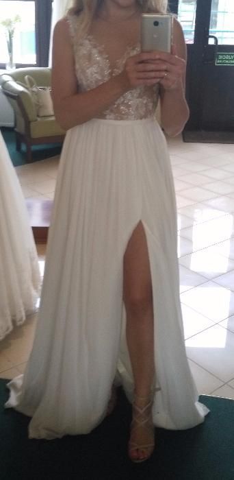 Suknia Ślubna Rozm S rustykalna