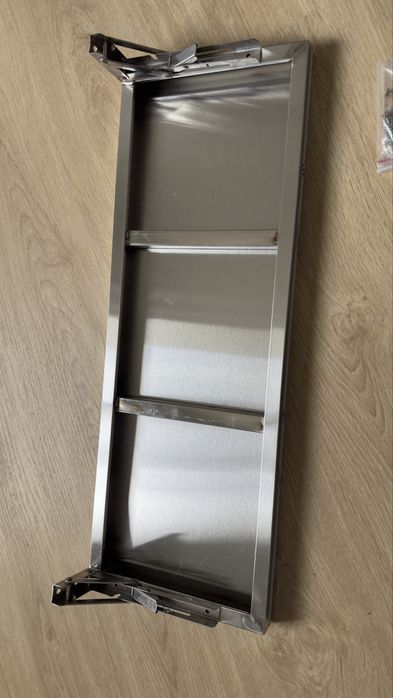 Prateleira Aço Inox retrátil 60 cm x 25 cm (nova)