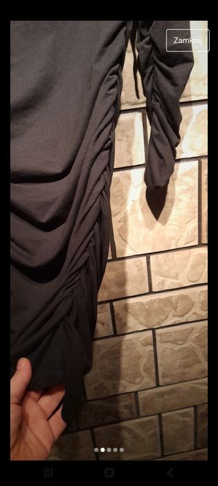 Sukienka z marszczeniem rozmiar S