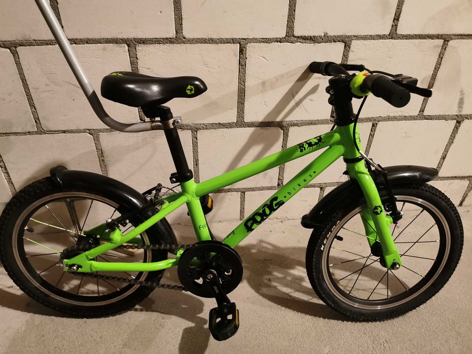 Rower dziecięcy Frog 44 zielony lekki możliwa WYSYŁKA + gratis do nauk