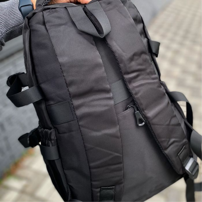 Чорний рюкзак БАГАТО ВІДДІЛЕНЬ туристичний спортивний місто Street Mas