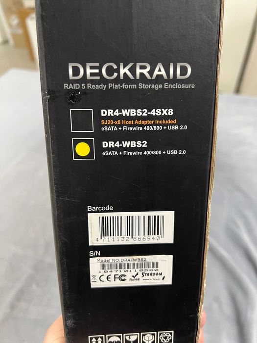 Зовнішній Raid накопичувач Stardom DeckRAID DR4