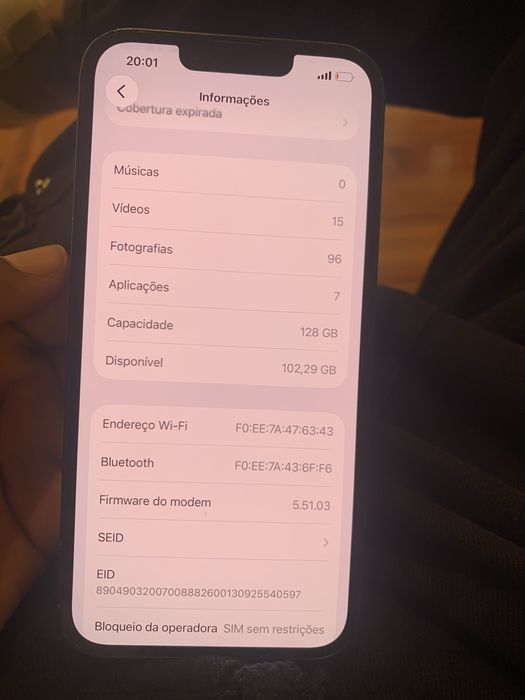 Iphone 13 128 gb bateria 81