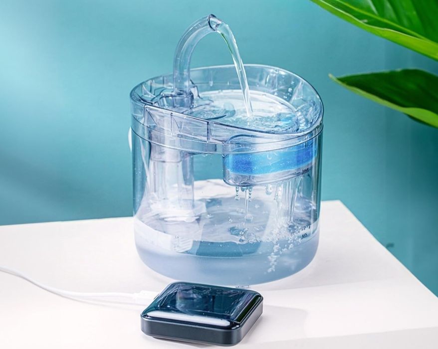 Автоматична поїлка фонтан для котів собак 2л