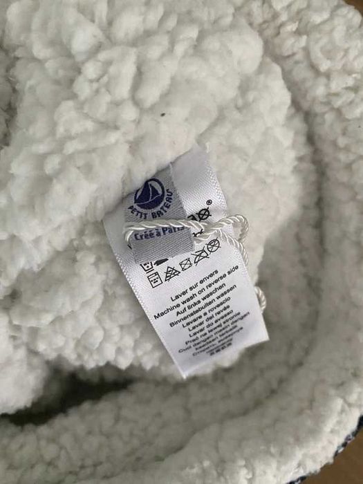 Czapka niemowlęca zimowa Petit Bateau rozmiar 47/49