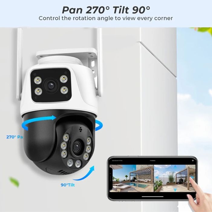 8MP 4K IP Wi-Fi камера