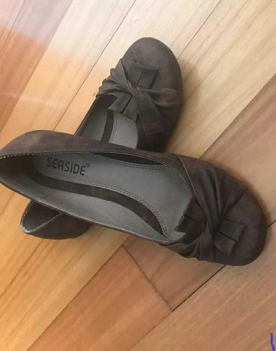 Sapatos em pele da Seaside - impecáveis