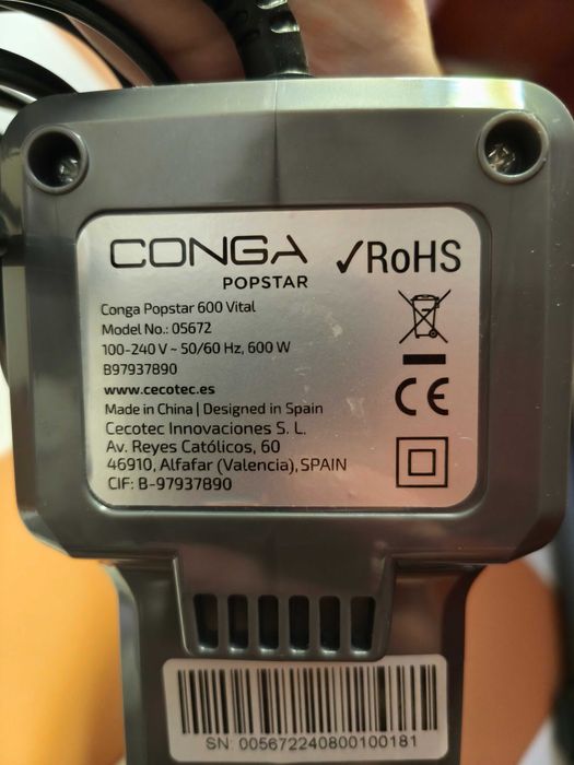 Aspirador vertical com cabo cecotec