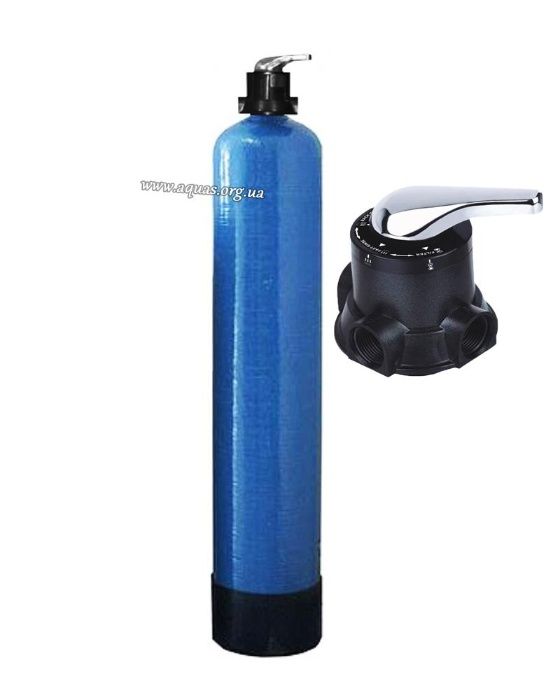Обезжелезиватель воды 1054 ручной клапан от железа.