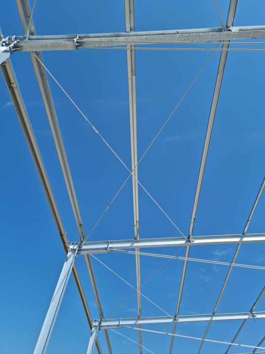 Konstrukcja stalowa ocynkowana magazyn 448 m2 (14m x 32m x 5m) NOWA