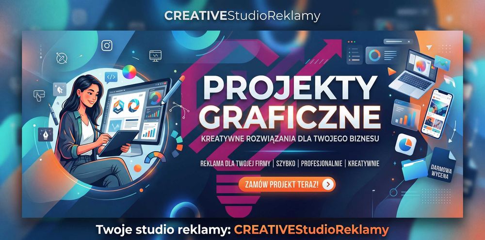 Projekty graficzne, branding, logo, social media, rolki, niskie ceny