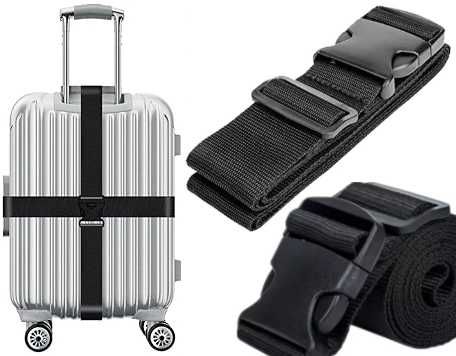 Pas zabezpieczający na walizkę bagaż podróżny na lotnisko pasek