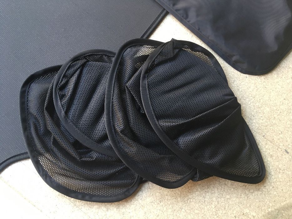 Conjunto de 3 Protetores solares para traseira de Golf, Volkswagen