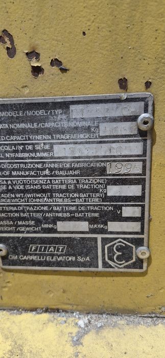 Wózek widłowy Fitat LT50 5ton