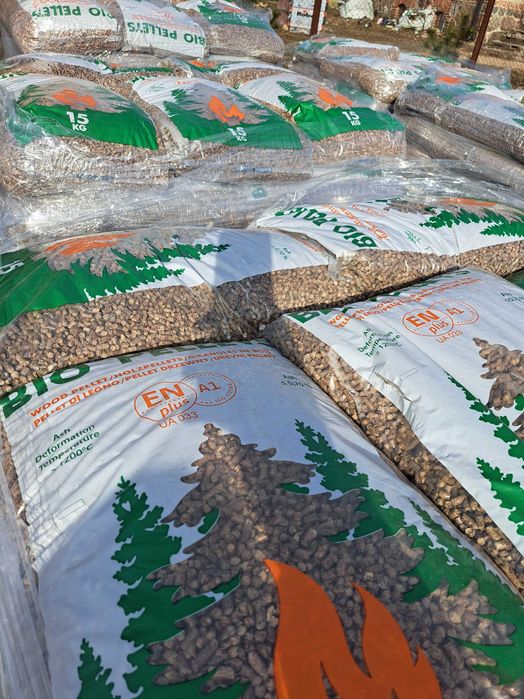 Pellet pelet A1 EN plus Certyfikat