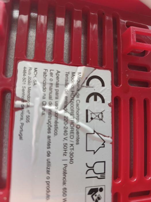 Maquina de cachorro quente.