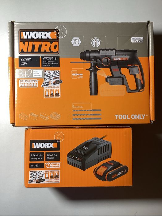 Młotowiertarka WORX Nitro WX381  2.0J