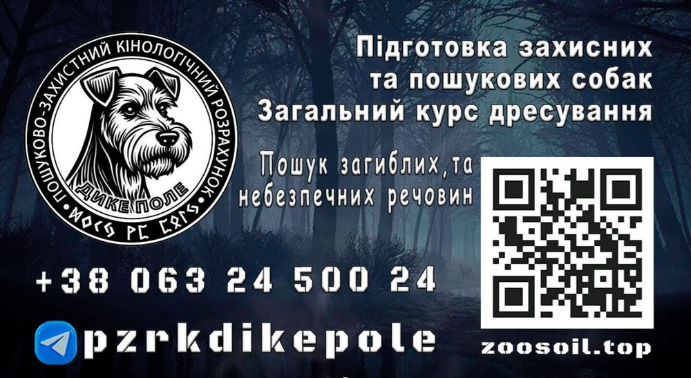Дресирування собак у Запоріжжі: Послух, Захист, Пошук. Кінолог.