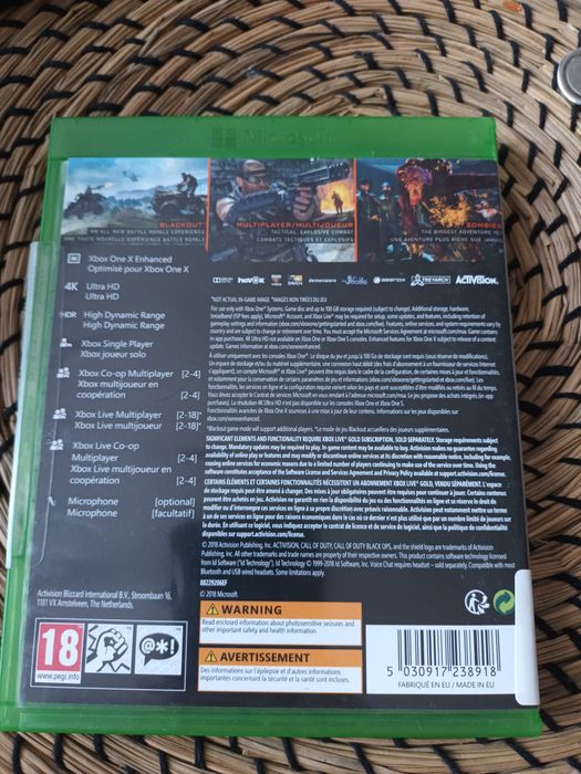 Xbox one call of duty black OPS