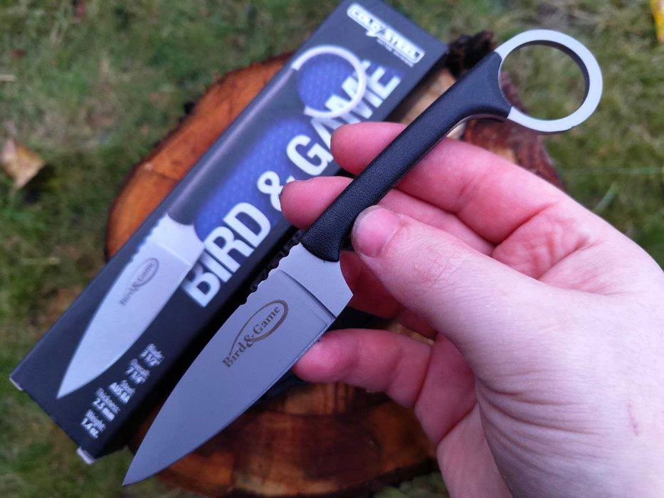 Брелок EDC компактний шийник фіксед фултанг Cold Steel Bird & Game