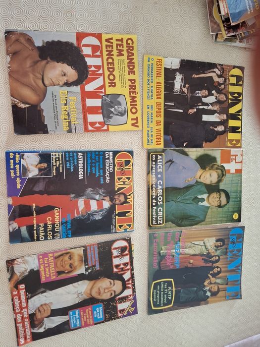 Revistas antigas  festival da canção