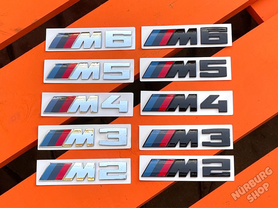 Шильд BMW M2 M3 M4 M5 M6 X3M X5M X6M Competition на багажник эмблема