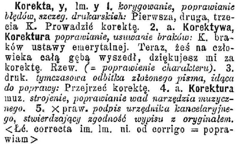 Korekta językowa tekstów