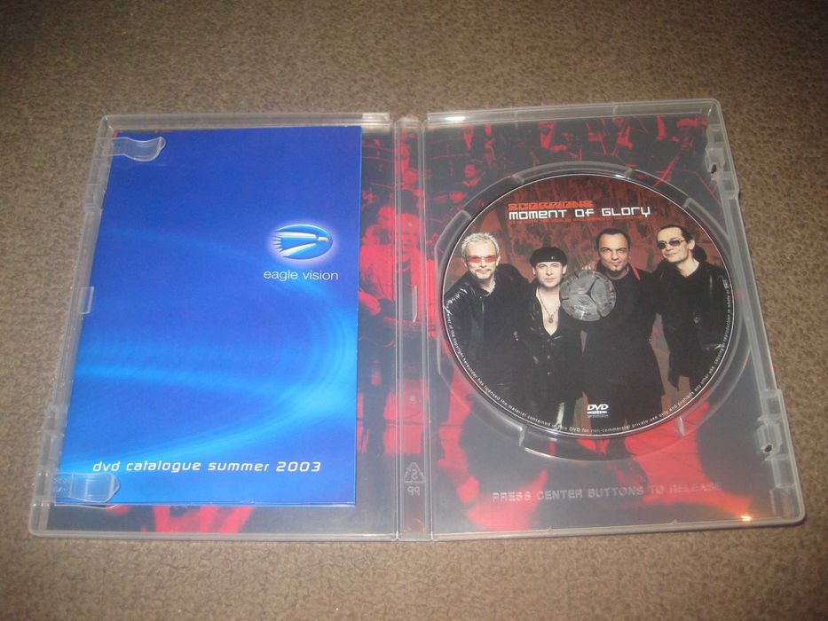 DVD dos Scorpions "Moment Of Glory"