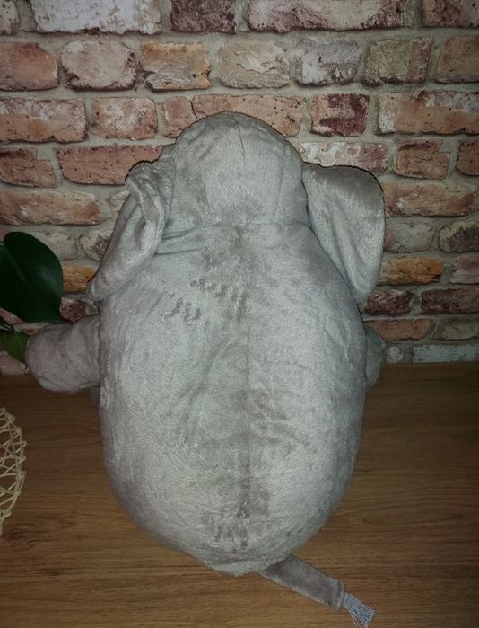 JÄTTESTOR duży słoń Ikea 60 cm maskotka pluszak