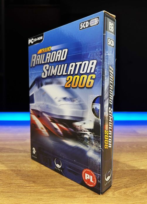 Trainz Railroad Simulator 2006 (PC PL 2005) BOX polskie wydanie