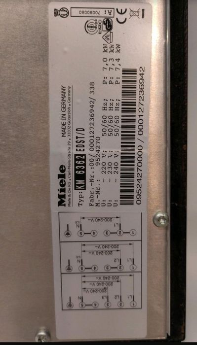 Płyta indukcyjna MIELE KM 6362 z pokrętłami szeroka 80 Wrocław