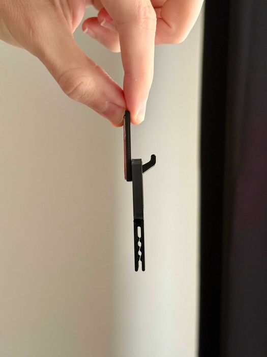 Zestaw: haczyk i klips 3D do ręczników | Bez wiercenia