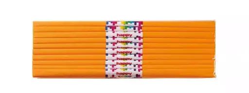 Bibuła marszczona, pomarańczowa. Schemat