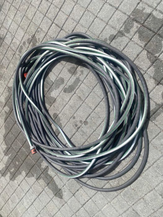 Carrinho de mangueira Gardena com mangueira Geolia de 40 m