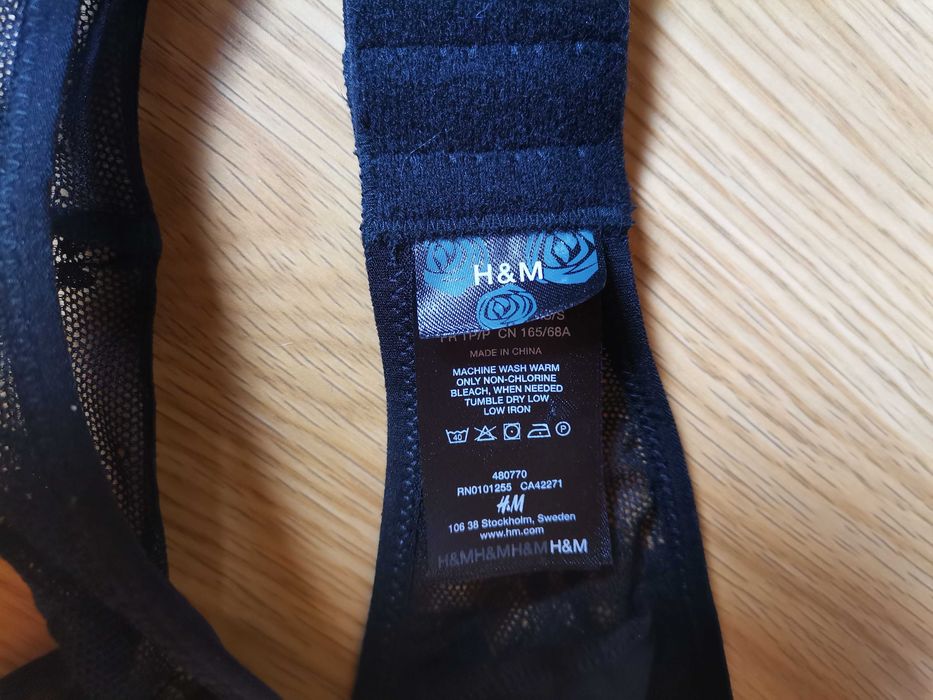 Ligas meias rendas pretas H&M