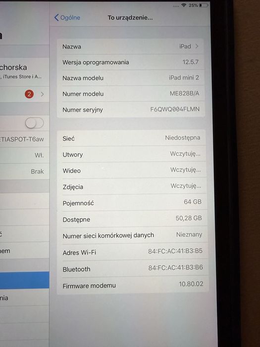 Ipad Mini2 wifi+celluar