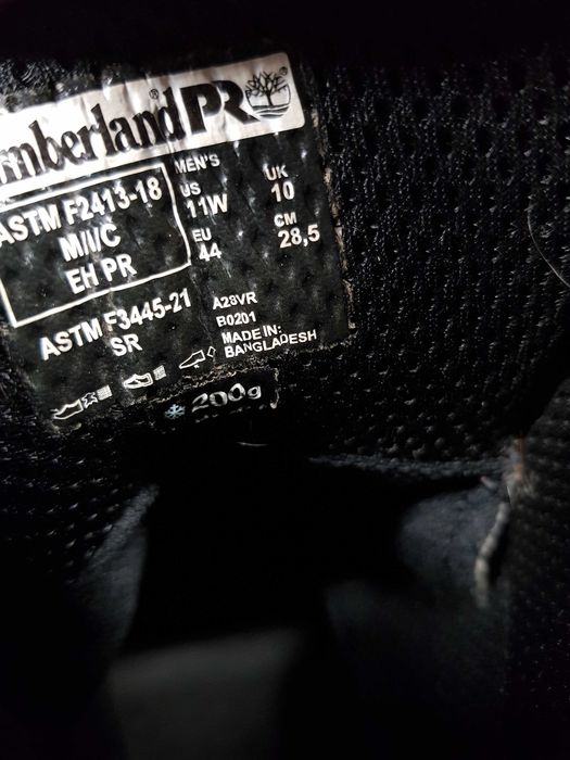 Buty robocze TIMBERLAND rozm 44 wkł 29,5 cm