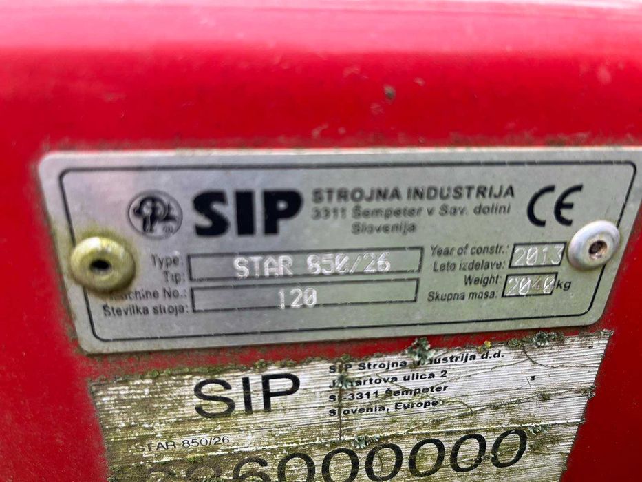 SIP Star 850 граблі, валкувач