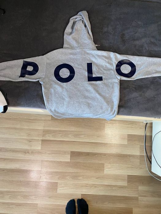 Оригінальне худі Polo Ralph Lauren з великим лого | Розмір S-M