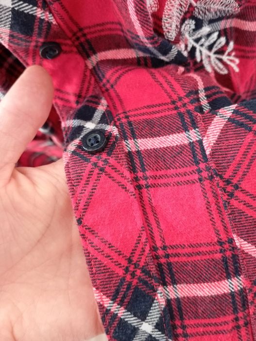 Утеплена сорочка/плаття в квадрат